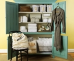 CL armoire with adjustable shelves