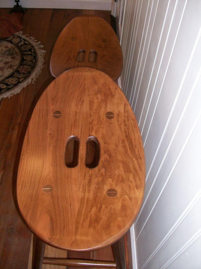 seat of saddle stool