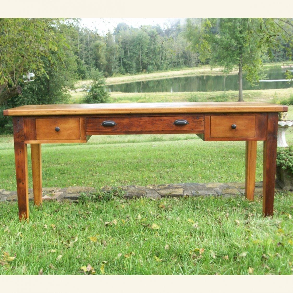 Rustic Desk, Reclaimed Barn Wood Desk, Home Desk