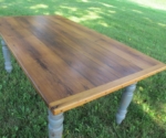 Reclaimed Oak in tung oil only finish