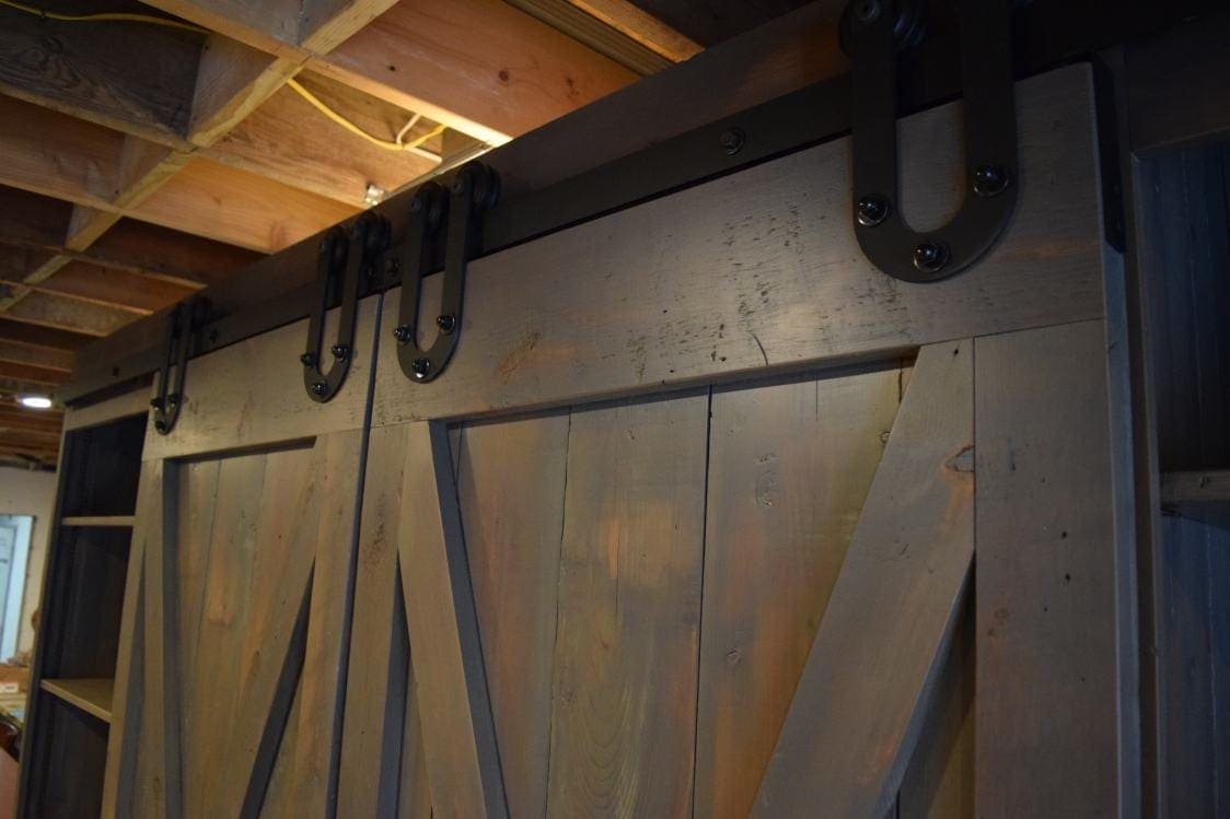 X Barn Door in Weathered Gray Furniture From The Barn