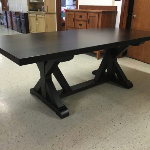 dark maple table
