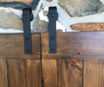 Mini barn door hardware
