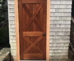Double X Exterior Door