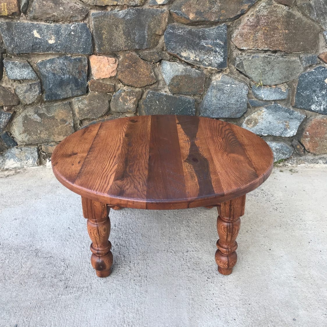 round oak table, coffee table