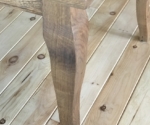 Oak Table With Cabriole Legs