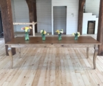 Oak Table With Cabriole Legs