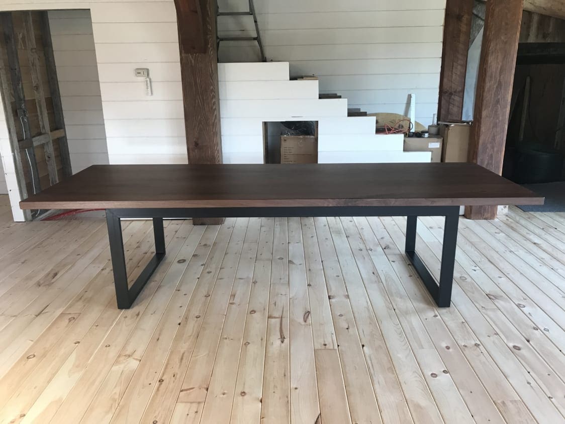 live edge table, new wood table