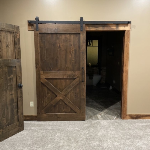 Rustic Alder Half X Doors | Furniture From The Barn