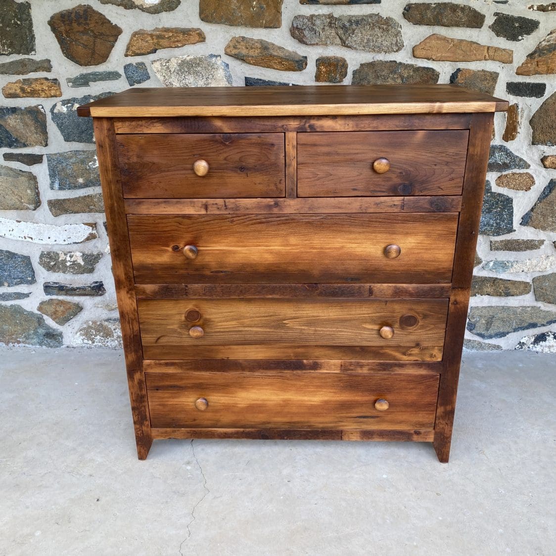 rustic chest of drawers