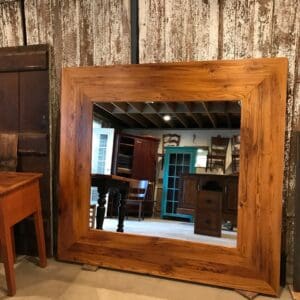 reclaimed wood mirror